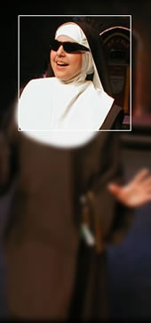 Nunsense (2002): Donna Nelson as sunglass-sporting Sister Robert Anne.
